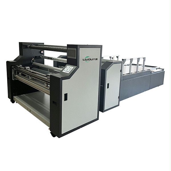 六渡KT板覆板裁切一体机婚庆覆板机自动开槽芙蓉板半透覆膜裱板机